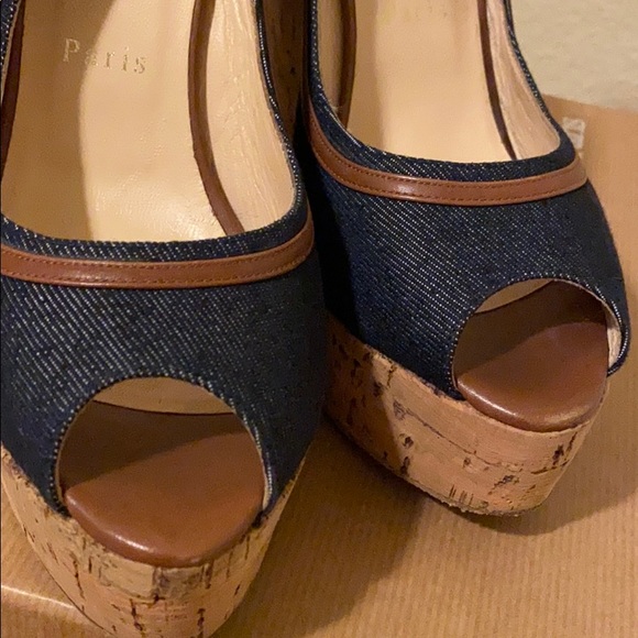 Christian Louboutin Wedge Heels - Picture 4 of 7